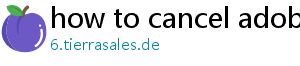 how to cancel adobe subscription
